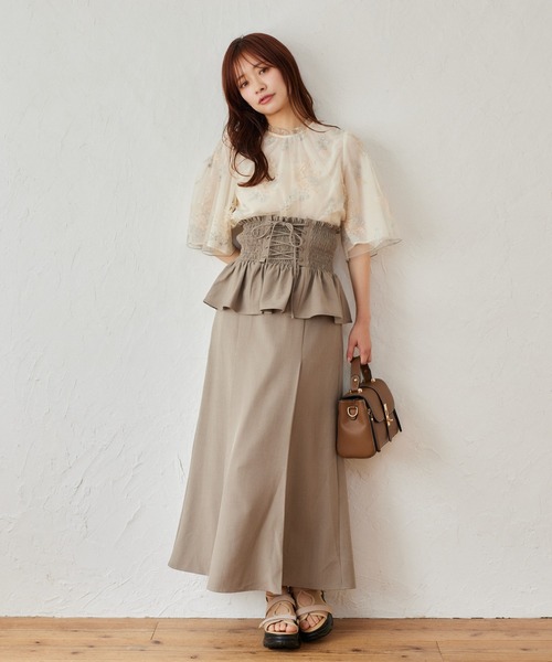 mysty woman（ミスティウーマン）の「［追加1］カナグミニショルダーBAG　495426（ショルダーバッグ・レディース・アイボリー/ブルー/ブラック/ブラウン/グリーン・FREE）」の11枚目の写真