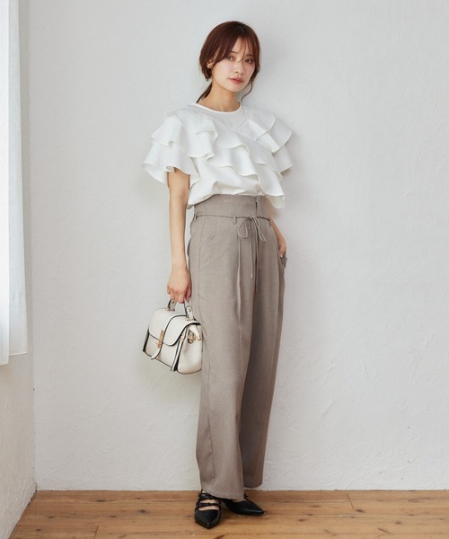 mysty woman（ミスティウーマン）の「［追加1］カナグミニショルダーBAG　495426（ショルダーバッグ・レディース・アイボリー/ブルー/ブラック/ブラウン/グリーン・FREE）」の15枚目の写真