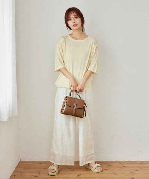 mysty woman（ミスティウーマン）の「［追加1］カナグミニショルダーBAG　495426（ショルダーバッグ・レディース・アイボリー/ブルー/ブラック/ブラウン/グリーン・FREE）」の13枚目の写真