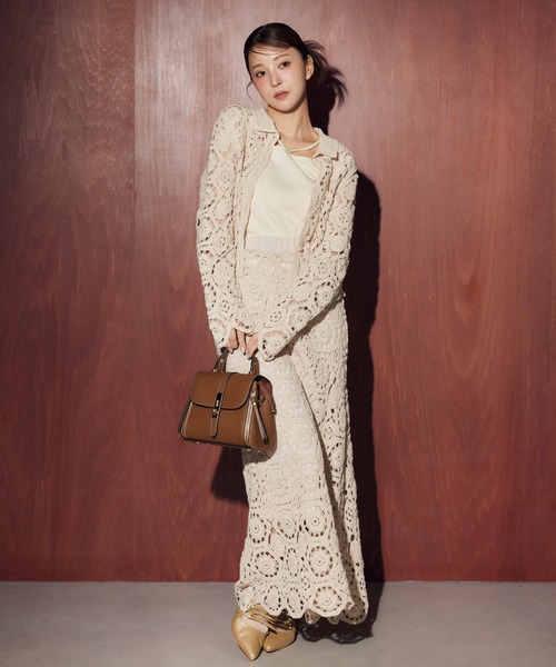 mysty woman（ミスティウーマン）の「［追加1］カナグミニショルダーBAG　495426（ショルダーバッグ・レディース・アイボリー/ブルー/ブラック/ブラウン/グリーン・FREE）」の6枚目の写真