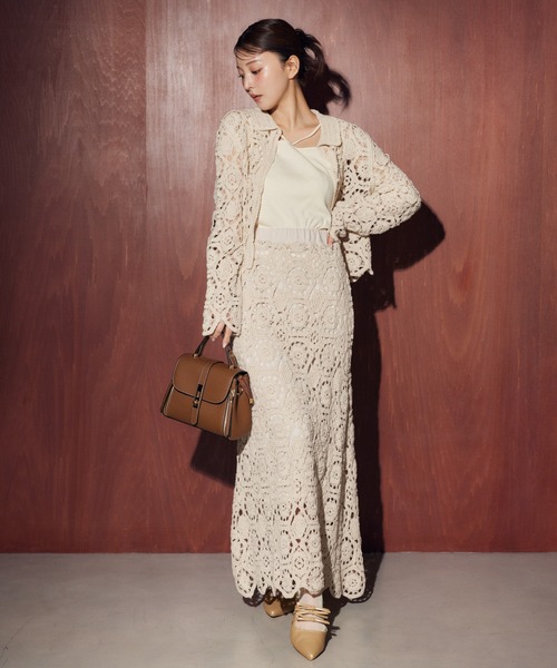 mysty woman（ミスティウーマン）の「［追加1］カナグミニショルダーBAG　495426（ショルダーバッグ・レディース・アイボリー/ブルー/ブラック/ブラウン/グリーン・FREE）」の7枚目の写真