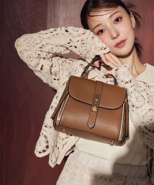 mysty woman（ミスティウーマン）の「［追加1］カナグミニショルダーBAG　495426（ショルダーバッグ・レディース・アイボリー/ブルー/ブラック/ブラウン/グリーン・FREE）」の9枚目の写真