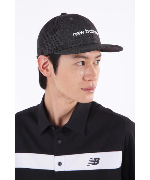 new balance ゴルフシャツ サイズ5 ベージュ/ブラック セール】【new balance golf】セミカーブドブリムキャップ