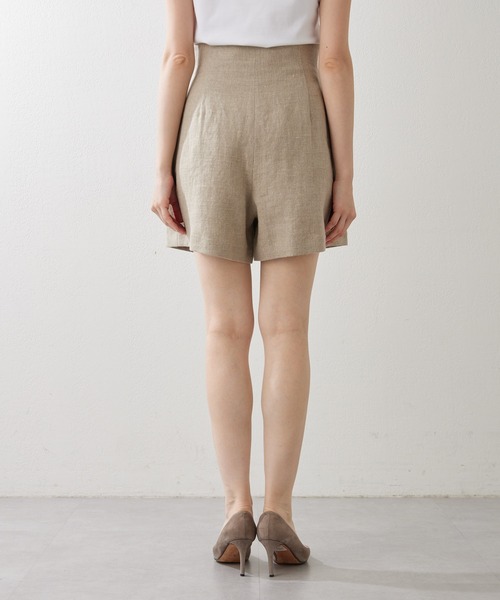 セール】リネンハイウエストショートパンツ（その他パンツ