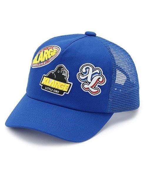 90s XLARGE メッシュキャップ　ペイントロゴ セール】ワッペンロゴメッシュキャップ（キャップ）｜XLARGE