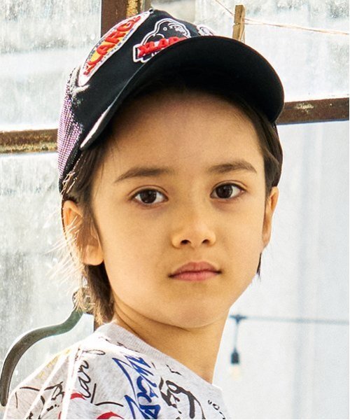 XLARGE KIDS(エクストララージキッズ)の「ワッペンロゴメッシュキャップ(キャップ・キッズ・ブラック/ブルー・52-56cm/S(48-52cm))」の17枚目の写真