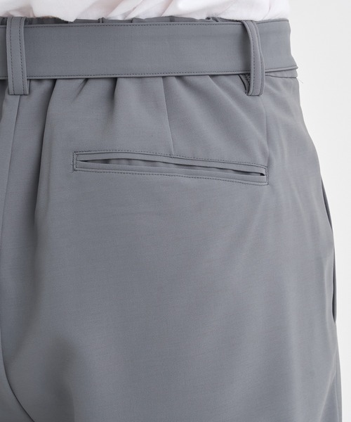 ATTACHMENT(アタッチメント)の「【ATTACHMENT/アタッチメント】別注 PE CONPACT TWILL BELTED PANTS/セットアップ対応(スラックス・メンズ・グレー/ブラック・1/2/3)」の20枚目の写真