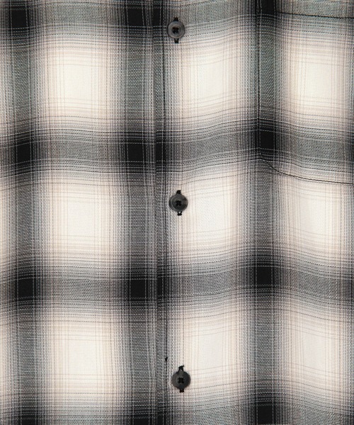 Grand PARK（グランドパーク）の「[シャツ+Tシャツ　セットアイテム]アンサンブルパナマオンブレチェック半袖シャツ（シャツ/ブラウス・メンズ・ブラウン/グレー/ブラック・LARGE/X-LARGE/MEDIUM）」の21枚目の写真