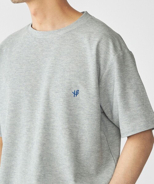 SHIPS(シップス)の「【WEB限定】SHIPS: メランジ カノコ クルーネック Tシャツ (半袖)(Tシャツ/カットソー・メンズ・ベージュ/ネイビー/ホワイト/グレー・SMALL/MEDIUM/LARGE/X-LARGE)」の2枚目の写真