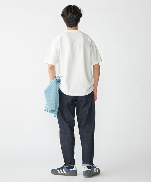 SHIPS(シップス)の「【WEB限定】SHIPS: メランジ カノコ クルーネック Tシャツ (半袖)(Tシャツ/カットソー・メンズ・ベージュ/ネイビー/ホワイト/グレー・SMALL/MEDIUM/LARGE/X-LARGE)」の9枚目の写真