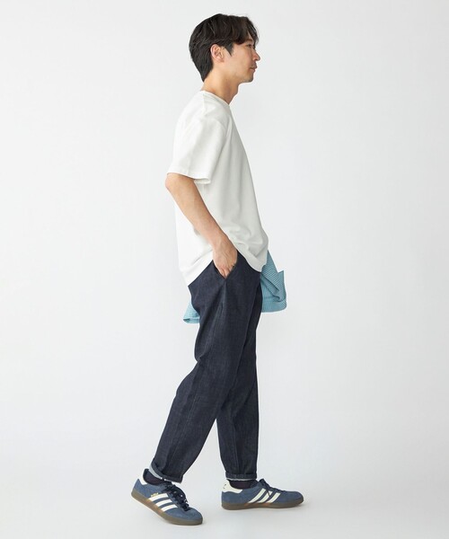 SHIPS(シップス)の「【WEB限定】SHIPS: メランジ カノコ クルーネック Tシャツ (半袖)(Tシャツ/カットソー・メンズ・ベージュ/ネイビー/ホワイト/グレー・SMALL/MEDIUM/LARGE/X-LARGE)」の8枚目の写真