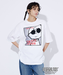 Johnbull（ジョンブル）の「【JOHNBULL/ ジョンブル】PEANUTS SNOOPY/ピーナッツスヌーピー/JOE COOL Tシャツ（Tシャツ/カットソー・メンズ）」