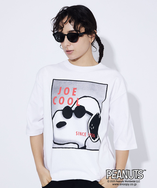Johnbull(ジョンブル)の「【JOHNBULL/ ジョンブル】PEANUTS SNOOPY/ピーナッツスヌーピー/JOE COOL Tシャツ(Tシャツ/カットソー・メンズ・ホワイト系その他3/ホワイト系その他/ホワイト系その他2・L/M)」の12枚目の写真