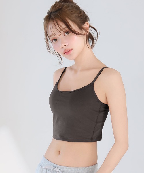aimerfeel(エメフィール)の「フロントホック ブラトップ ノンワイヤー 超盛ブラ(R) 単品ブラジャー(キャミソール・レディース・ブラック/チャコールグレー/オフホワイト/グレイッシュブルー/ブラウン/ダークネイビー/オレンジ・B75/C75/D75/E75/B65/C65/D65/E65/B70/C70/D70/E70)」の16枚目の写真