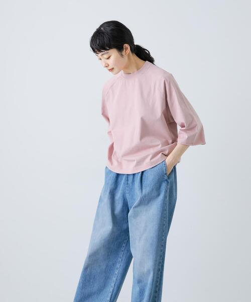 かぐれ　5分袖ラグランカットソー かぐれ｜5分袖ラグランカットソー | Rakuten Fashion(楽天