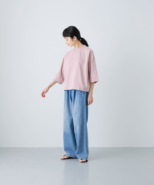 tシャツ 5分袖ラグランカットソー レディース かぐれ tシャツ 5分袖ラグランカットソー レディース : ZOZOTOWN