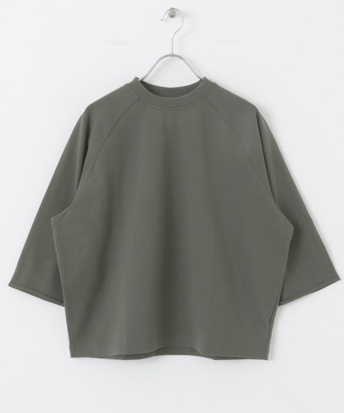 5分袖ラグランカットソー 5分袖ラグランカットソー（Tシャツ/カットソー）｜かぐれ