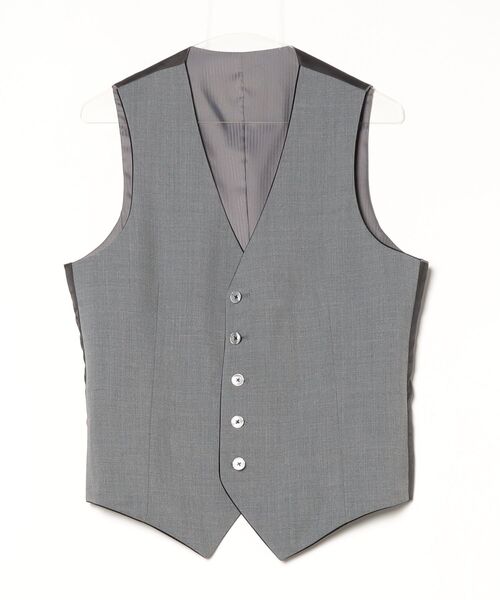 通年】【結婚式・イベント】リバーシブル(ブラック&グレー)ジレ/ベスト