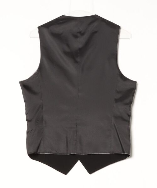 通年】【結婚式・イベント】リバーシブル(ブラック&グレー)ジレ/ベスト