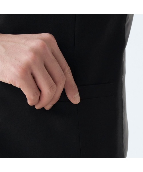 SUIT SELECT(スーツセレクト)の「【結婚式・セレモニー・イベント対応可】【通年】リバーシブルジレ(ベスト)/ブラック&グレー(スーツベスト・メンズ・ブラック×グレー・A5/BB6/BB5/AB6/AB5/A6/Y6/Y5/Y4/A4/AB7)」の13枚目の写真