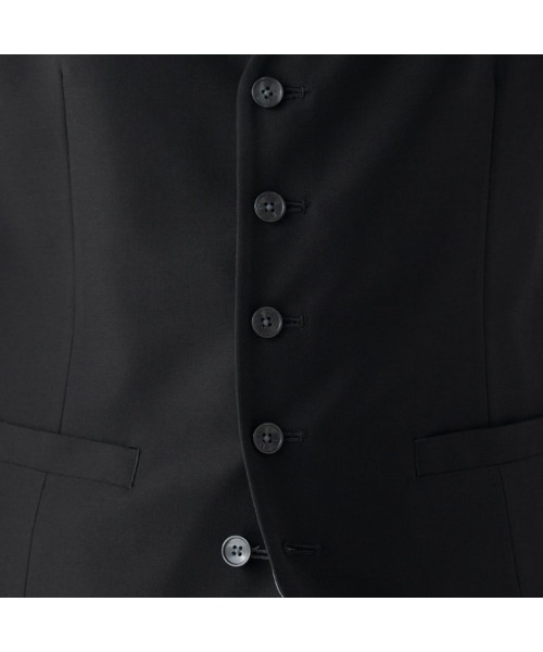 SUIT SELECT(スーツセレクト)の「【結婚式・セレモニー・イベント対応可】【通年】リバーシブルジレ(ベスト)/ブラック&グレー(スーツベスト・メンズ・ブラック×グレー・A5/BB6/BB5/AB6/AB5/A6/Y6/Y5/Y4/A4/AB7)」の14枚目の写真