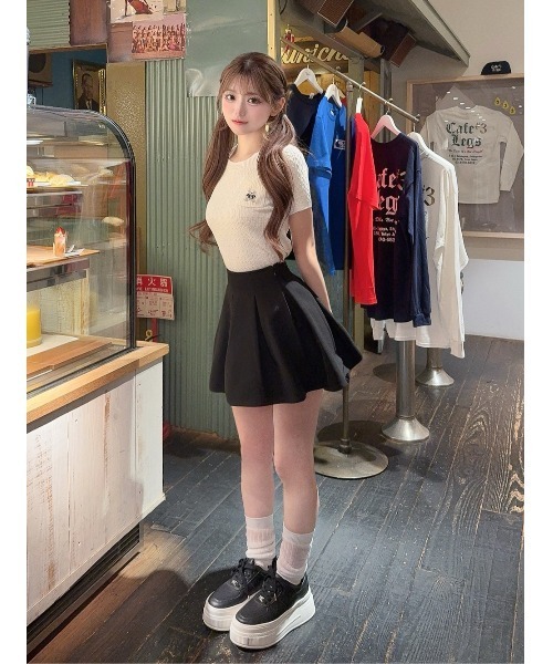 ダーリッチ Dベアケーブルニットトップス ピンク Dベアケーブルニットトップス（ニット/セーター）｜Darich