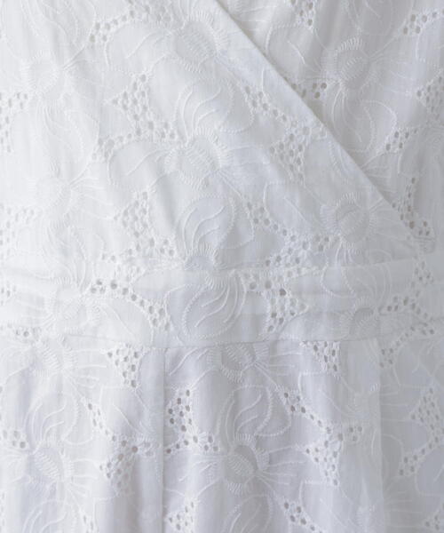 FREE'S MART（フリーズマート）の「[ M F M ]大柄レースオールインワン（つなぎ/オールインワン・レディース・ホワイト/ブラック・MEDIUM/SMALL）」の5枚目の写真