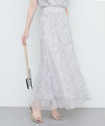 natural couture | 刺繍レースシアースカート(スカート)