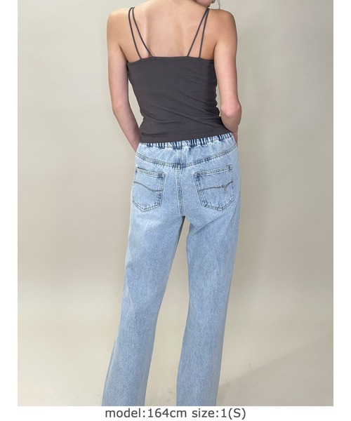 EGOIST（エゴイスト）の「ウェストゴム紐デニムパンツ（デニムパンツ・レディース・ブルー・S/M）」の15枚目の写真