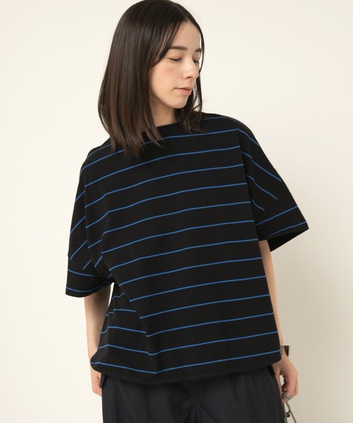 tシャツ M2497 ボーダールーズＴ レディース RNA-N（アールエヌエーエヌ）の「M2497 ボーダールーズT（T