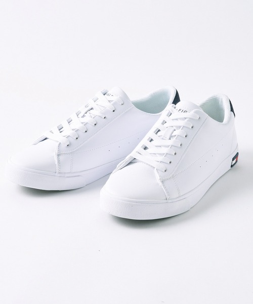 TOMMY HILFIGER（トミーヒルフィガー）の「【TOMMY HILFIGER】tmRISHER スニーカー（スニーカー・メンズ・ホワイト・25/25.5/26cm/26.5/27cm/28cm）」の2枚目の写真