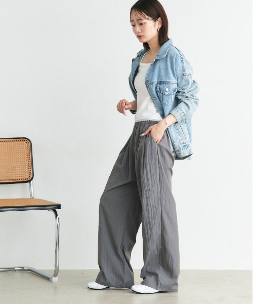 ad thie(アドティエ)の「ワッシャーリラックス イージーパンツ(その他パンツ・レディース・グレー/ブラック/ベージュ系・FREE)」の20枚目の写真