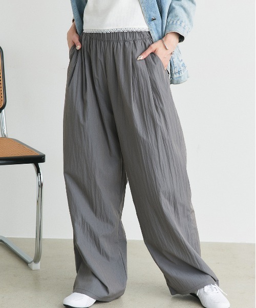ad thie(アドティエ)の「ワッシャーリラックス イージーパンツ(その他パンツ・レディース・グレー/ブラック/ベージュ系・FREE)」の22枚目の写真