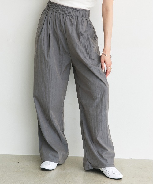 ad thie(アドティエ)の「ワッシャーリラックス イージーパンツ(その他パンツ・レディース・グレー/ブラック/ベージュ系・FREE)」の14枚目の写真