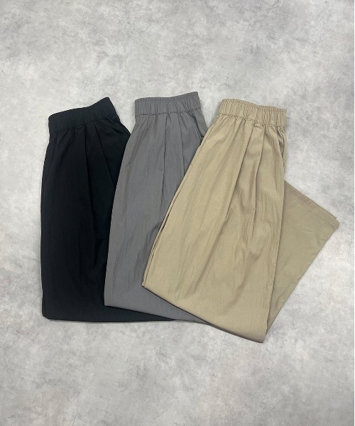 ad thie(アドティエ)の「ワッシャーリラックス イージーパンツ(その他パンツ・レディース・グレー/ブラック/ベージュ系・FREE)」の5枚目の写真