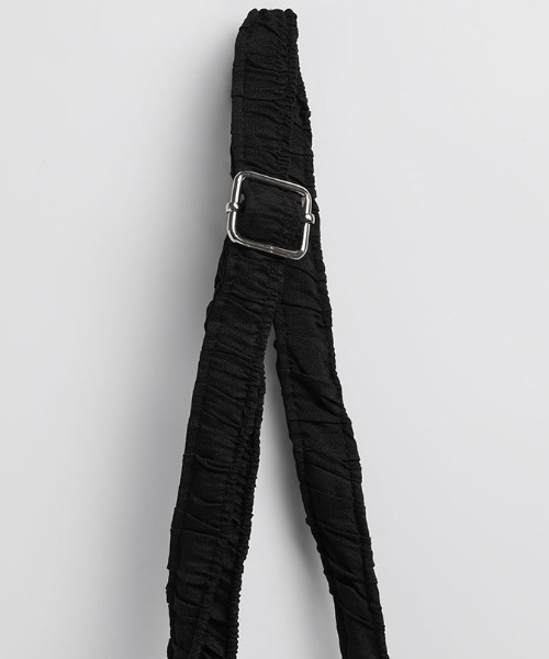 FANCY CLUB（ファンシークラブ）の「A'GEM/9 × .kom 『FANCY CLUB/ファンシークラブ』 Rope String Mini Cross Bag/ロープ ストリング ミニクロス BAG（ショルダーバッグ・レディース・ブラック・FREE）」の11枚目の写真