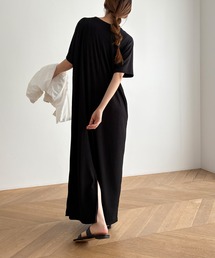 CANAL JEAN | El mar　ランダムテレコハーフスリーブワンピース(ワンピース)