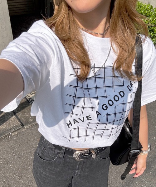 ROOPTOKYO（ループトウキョウ）の「【ROOPTOKYO】グリッドデザイン メッセージ Tシャツ レディース オーバーサイズ ストリート 韓国ファッション（Tシャツ/カットソー・レディース・ホワイト系5/ホワイト系7/ブラック系/ホワイト系9/ホワイト系8/ブラック系3/ブラック系1/ホワイト系6/ホワイト系4/ブラック系4/ブラック系9/ブラック系8/ブラック系7/ブラック系6/ブラック系5/ホワイト系2/ホワイト系1/ホワイト系/ホワイト系3/ブラック系2・M/S/XL/L）」の22枚目の写真