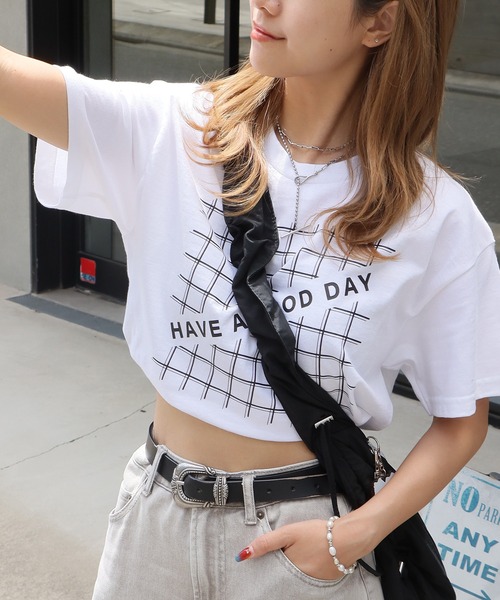ROOPTOKYO（ループトウキョウ）の「【ROOPTOKYO】グリッドデザイン メッセージ Tシャツ レディース オーバーサイズ ストリート 韓国ファッション（Tシャツ/カットソー・レディース・ホワイト系5/ホワイト系7/ブラック系/ホワイト系9/ホワイト系8/ブラック系3/ブラック系1/ホワイト系6/ホワイト系4/ブラック系4/ブラック系9/ブラック系8/ブラック系7/ブラック系6/ブラック系5/ホワイト系2/ホワイト系1/ホワイト系/ホワイト系3/ブラック系2・M/S/XL/L）」の21枚目の写真