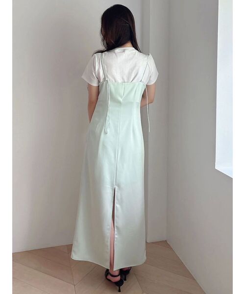 MERCURYDUO（マーキュリーデュオ）の「シンプルコンパクトTシャツ（Tシャツ/カットソー・レディース・ベビーピンク/ブラック/オフホワイト/ブラウン・FREE）」の17枚目の写真