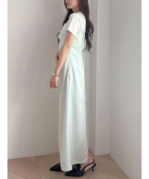 MERCURYDUO（マーキュリーデュオ）の「シンプルコンパクトTシャツ（Tシャツ/カットソー・レディース・ベビーピンク/ブラック/オフホワイト/ブラウン・FREE）」の18枚目の写真