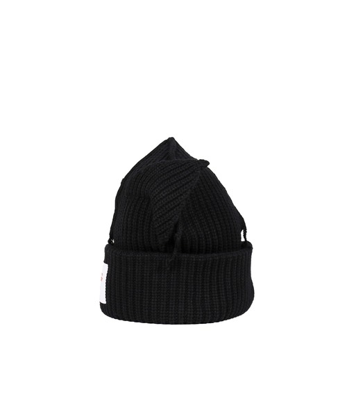 Charles Jeffrey Loverboy(チャールズジェフリーラバーボーイ)の「SUPERSIZED CHUNKY EARS BEANIE(ニットキャップ/ビーニー・レディース・ブラック・OS)」の3枚目の写真