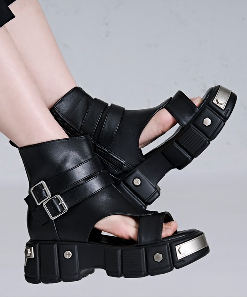 新品未使用 イタリア製 定価25万 ギャラクシーの煌めきショートブーツサンダル 新品未使用 イタリア製 定価25万 ギャラクシーの煌めきショートブーツ