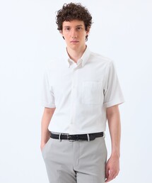 MACKINTOSH PHILOSOPHY（ﾏｯｷﾝﾄｯｼｭ ﾌｨﾛｿﾌｨｰ）の「トロッター スクエアボタンダウンシャツ　サッカーストライプ（シャツ/ブラウス・メンズ）」