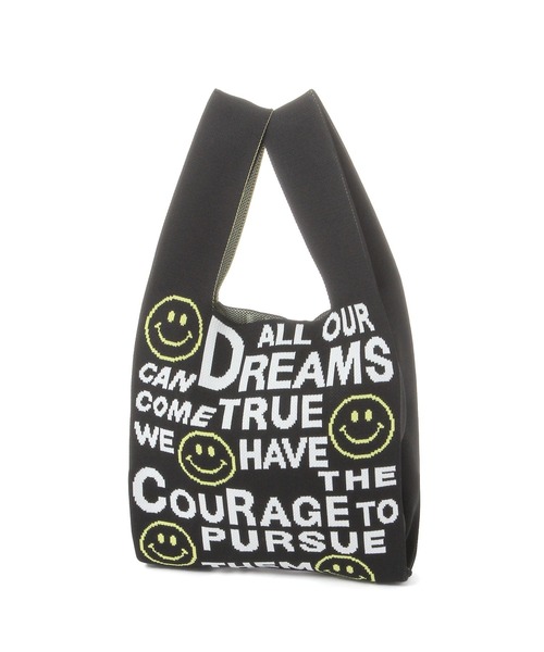 BAYFLOW(ベイフロー)の「SMILEニットトート2(トートバッグ・レディース・ブルー/ブラック・0)」の4枚目の写真