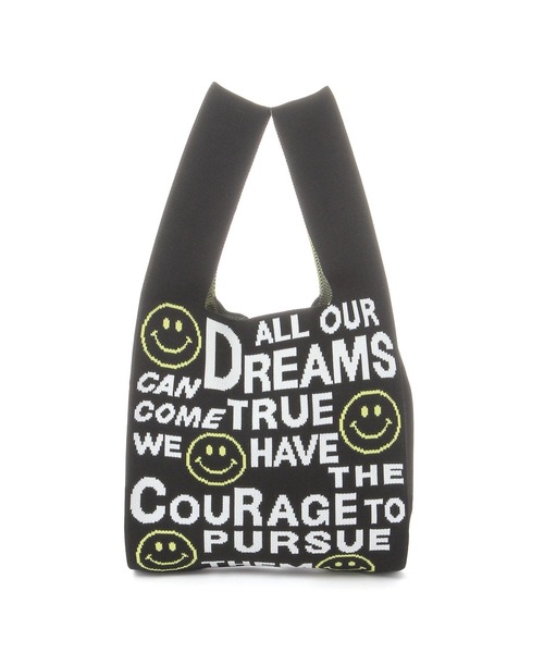 BAYFLOW(ベイフロー)の「SMILEニットトート2(トートバッグ・レディース・ブルー/ブラック・0)」の6枚目の写真