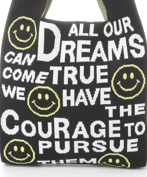 BAYFLOW(ベイフロー)の「SMILEニットトート2(トートバッグ・レディース・ブルー/ブラック・0)」の9枚目の写真