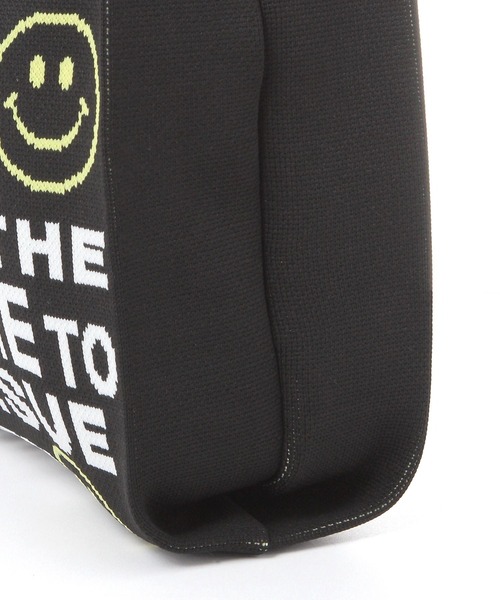 BAYFLOW(ベイフロー)の「SMILEニットトート2(トートバッグ・レディース・ブルー/ブラック・0)」の10枚目の写真