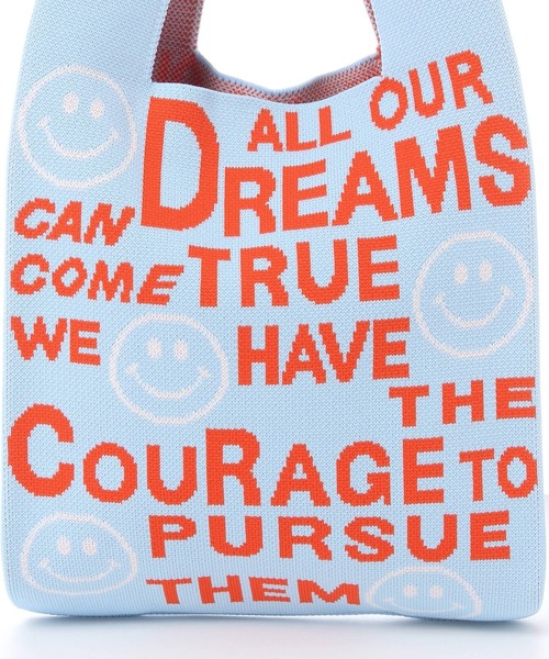 BAYFLOW(ベイフロー)の「SMILEニットトート2(トートバッグ・レディース・ブルー/ブラック・0)」の12枚目の写真