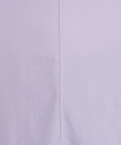 YANUK（ヤヌーク）の「ラウンドヘムロングスリーブ（Tシャツ/カットソー・レディース・パープル/キャメル・FREE）」の3枚目の写真